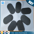 24*110 Mesh 100 micron black wire cloth filter disc for plastic industry